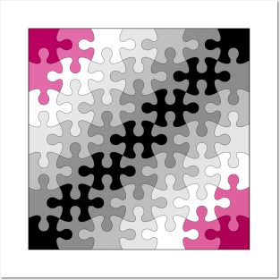 Jigsaw it Pink Posters and Art